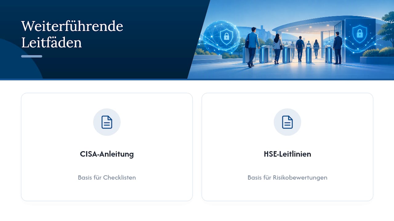 Weiterführende Leitfäden zum Nachlesen — overview diagram